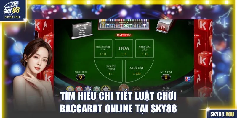 Tìm hiểu chi tiết luật chơi Baccarat online tại SKY88